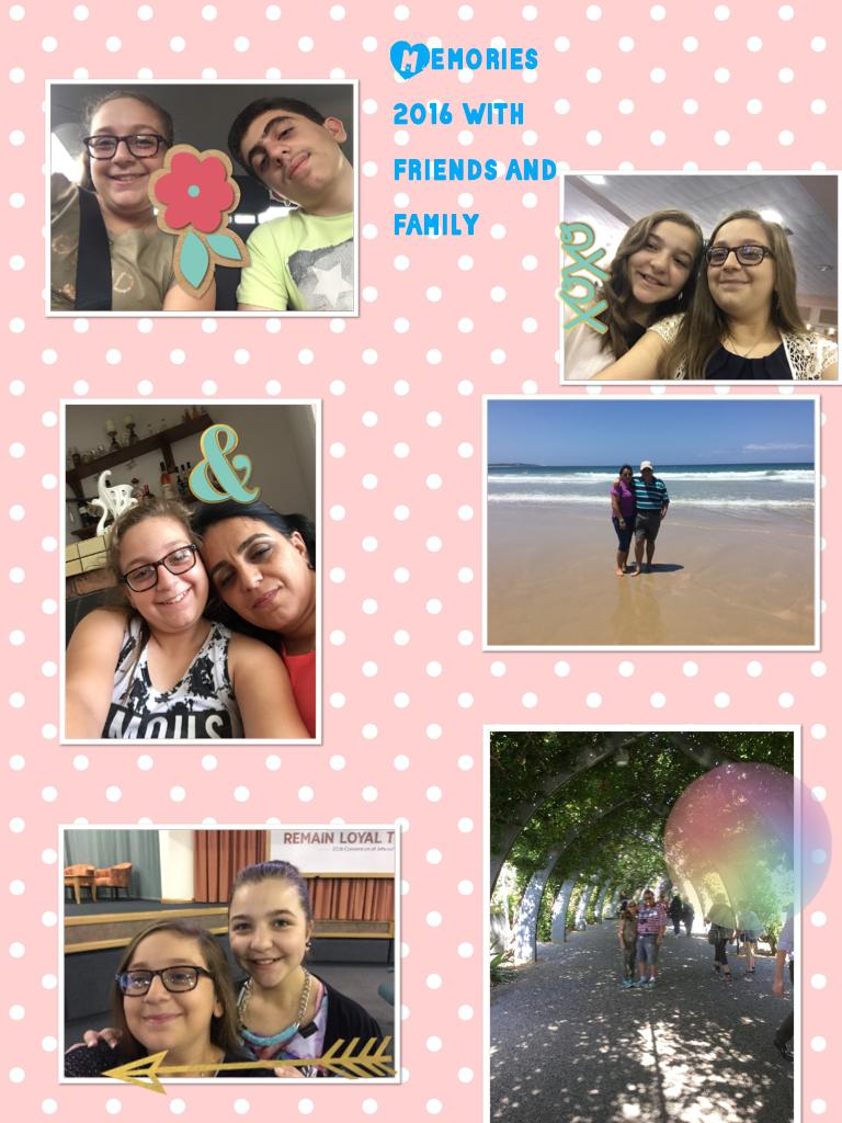 Memories 2016 with friends and family


Please like all my collages