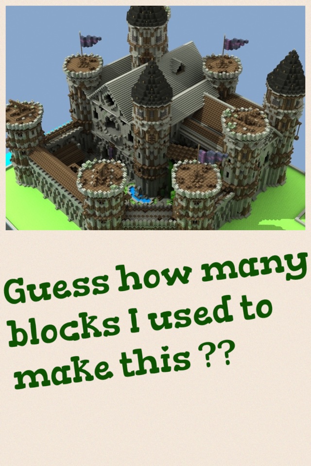 Guess how many blocks I used to make this ??