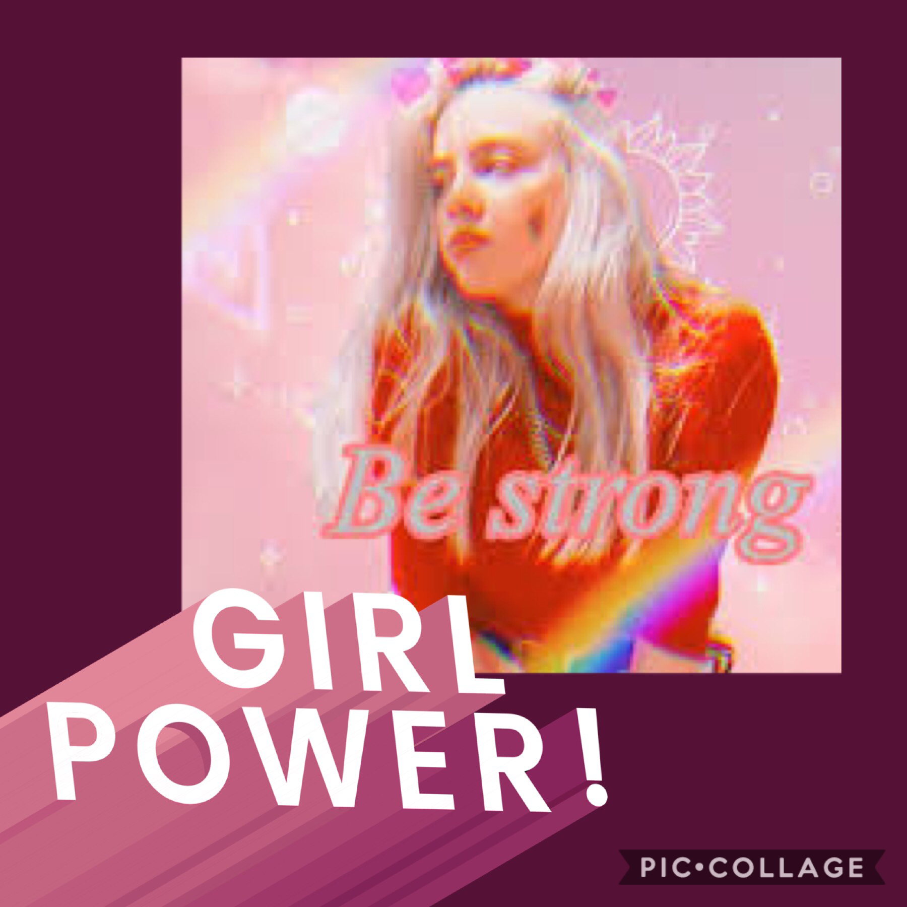 Girl be strong with power