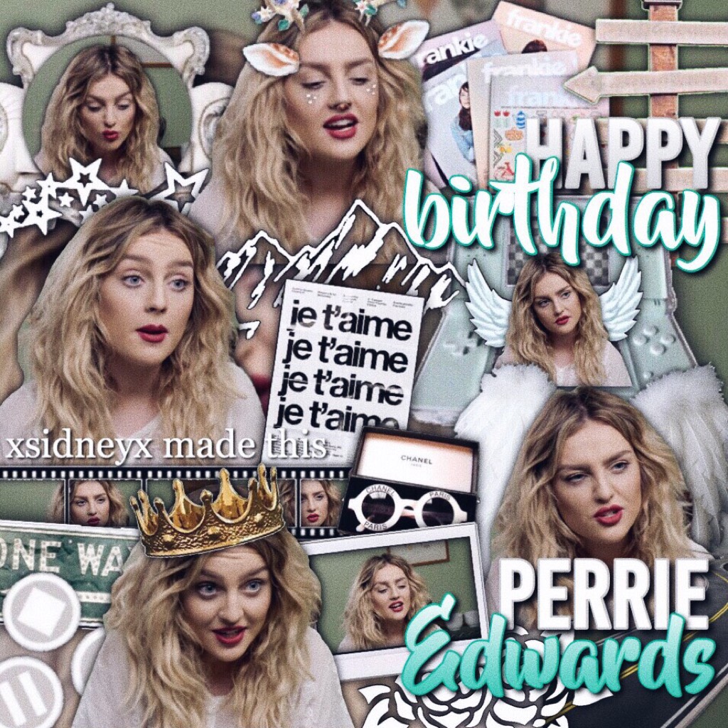 tap for my bby😭
ITS MY LOVE PERRIE'S BDAY😍🎂🎉
ahhh perrie louise you inspire me so much😭you and the rest of the LM girls means the world to me💜