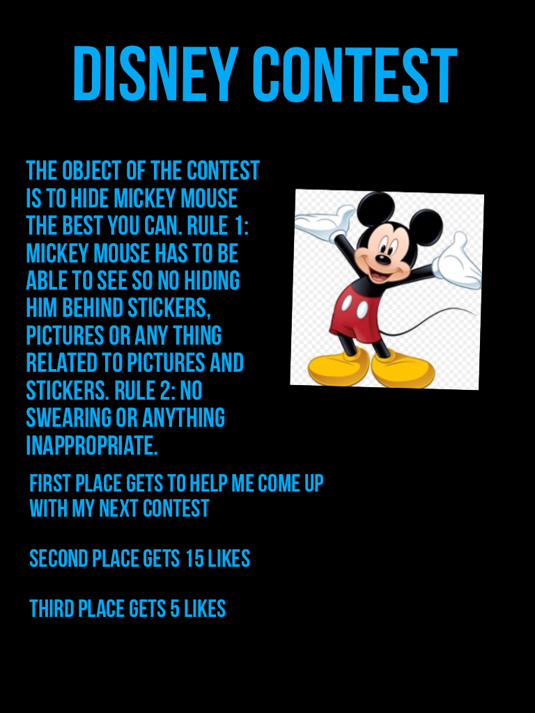 Disney Contest