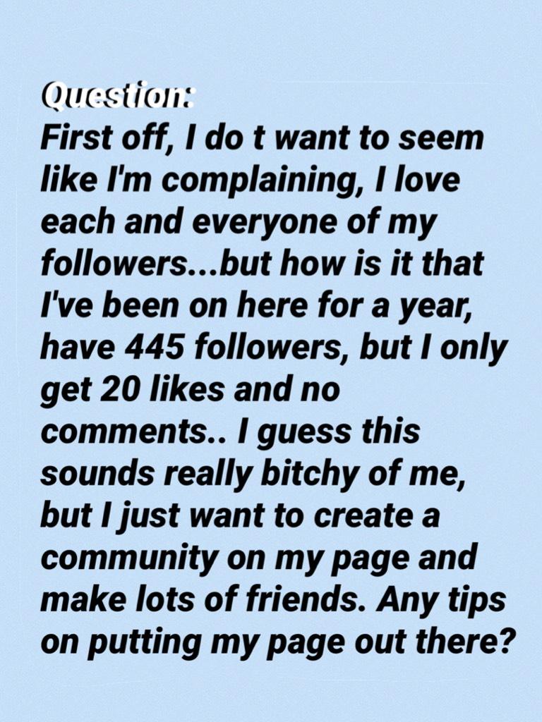 Sorry for the rant, but please give me some advice! 💜