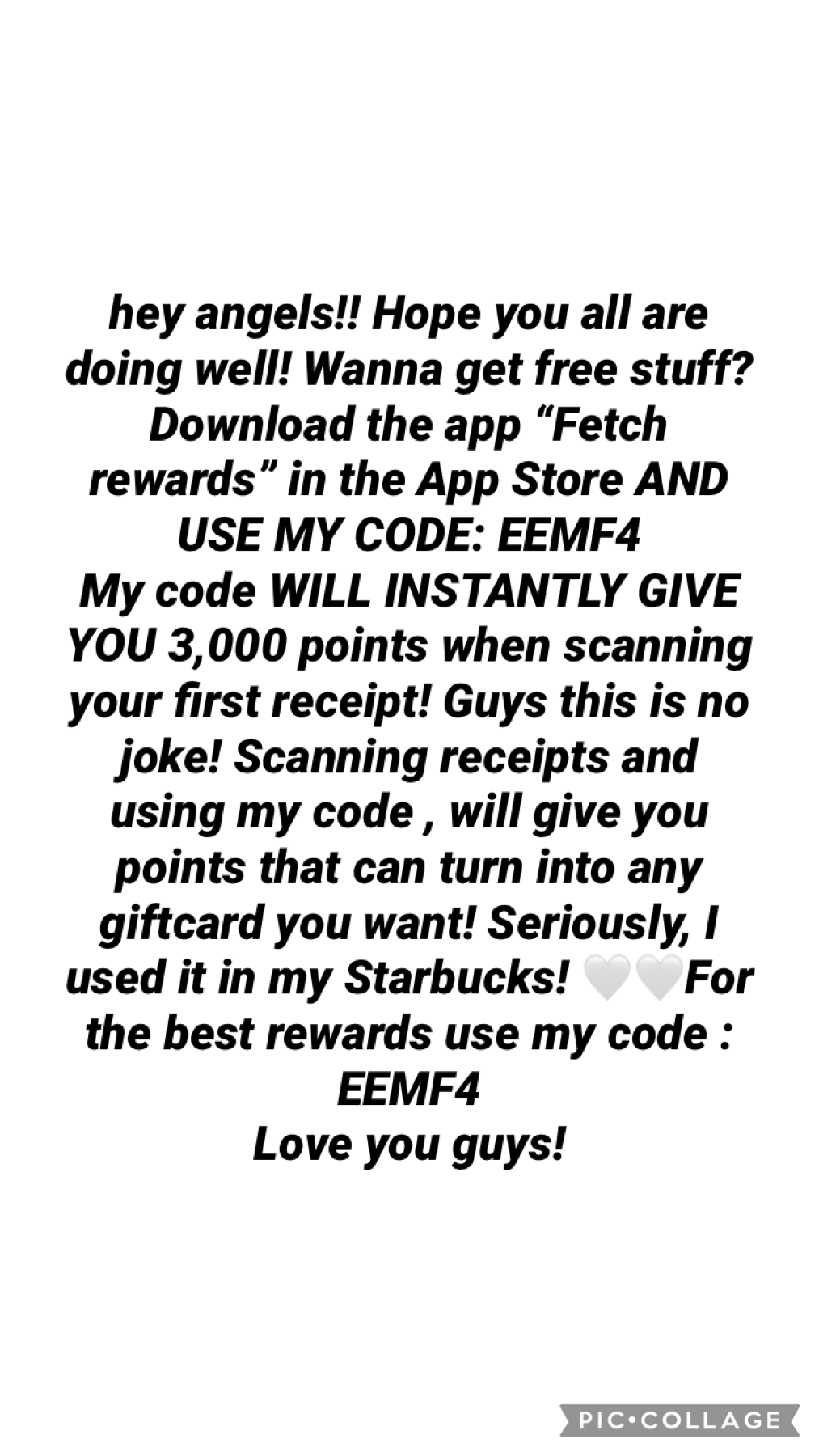 USE MY CODE: EEMF4 
this is awesome 😎 ly all! 