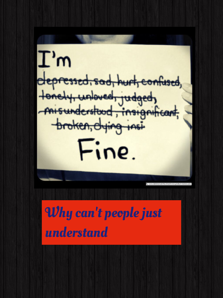 Why can't people just understand