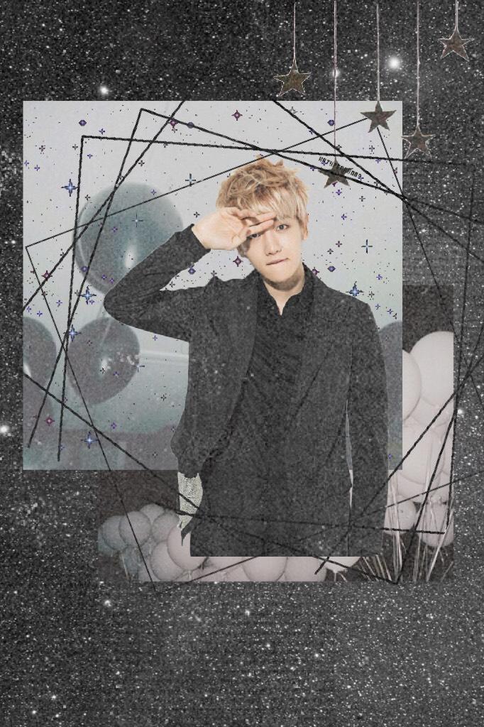 🖤TAP🖤
Ok sorry for this.....today I was so busy with homework and I didn’t use my phone until now 
So I made these edit for Baekhyun Birthday 🎉🎂❤️
Well don’t hate me I have to do it to fast and that’s why it looks like this :v 