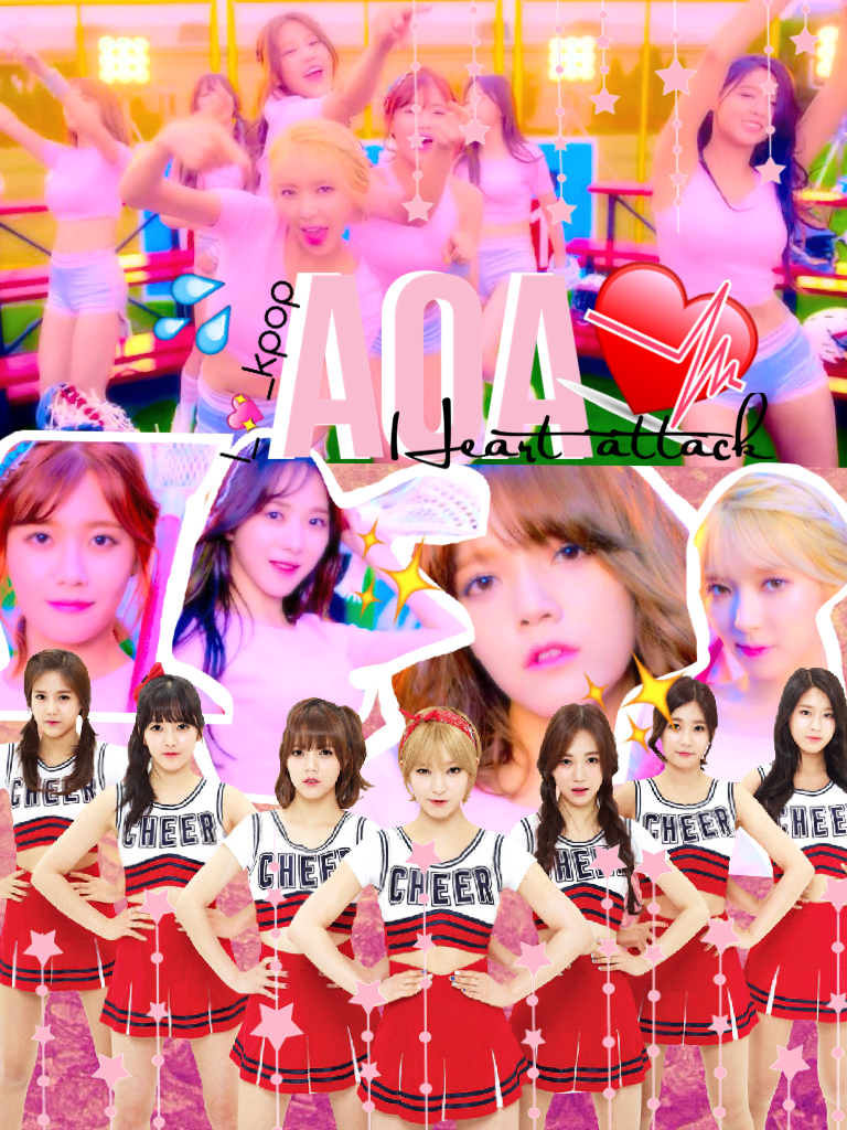 Aoa heart attack!💖🎀//LOVE THIS SONG!!! ✨💦