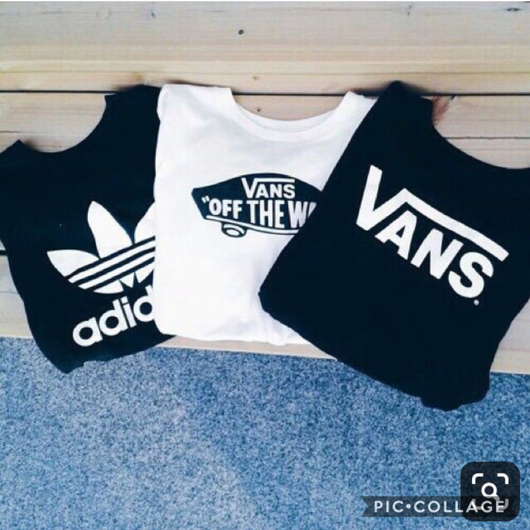 Vans and Adidas t-shirts
5-25-19