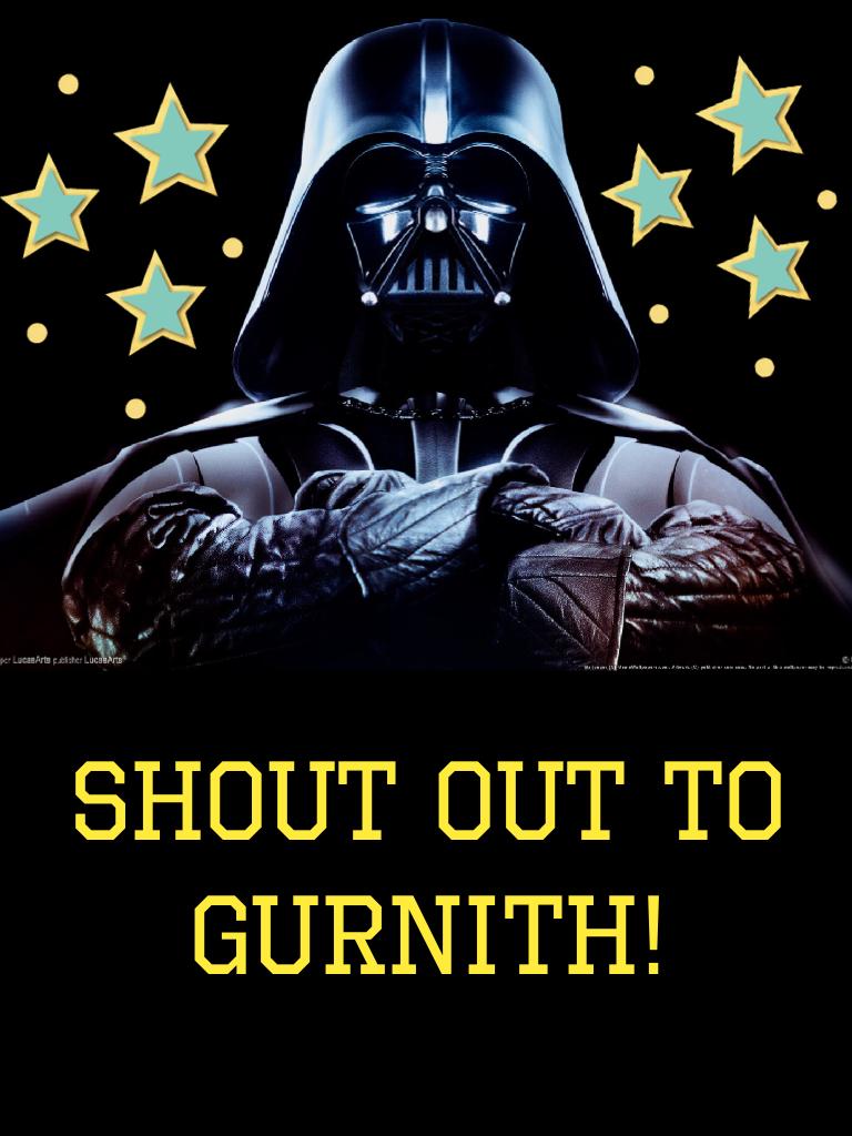 Shout out to Gurnith!