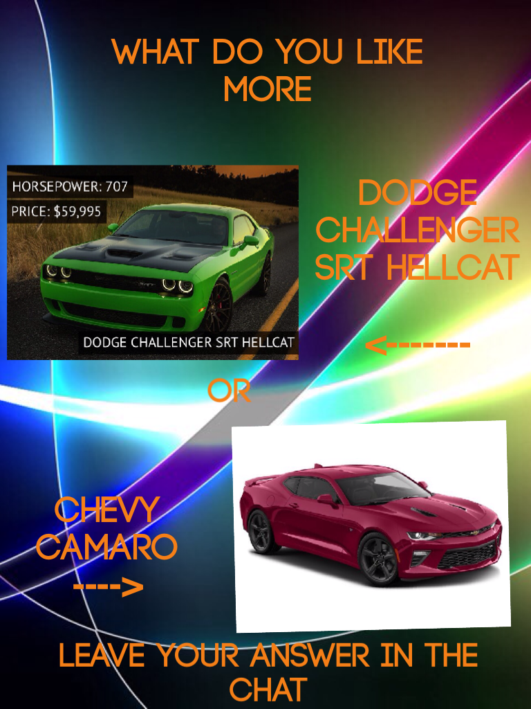 What car do you like more