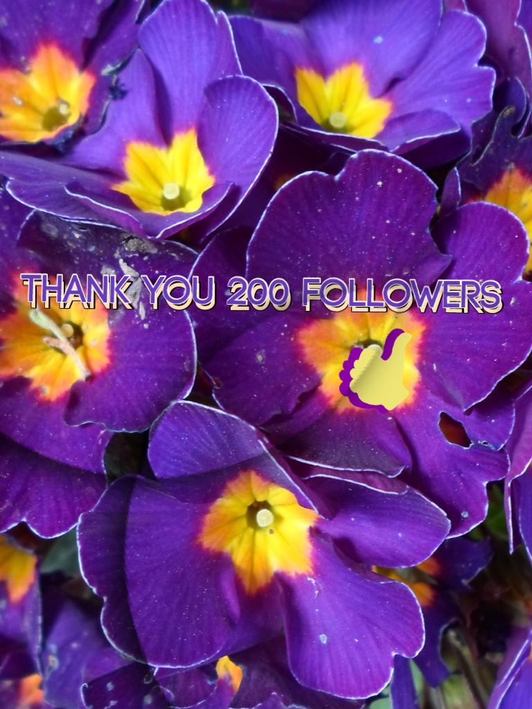 Thank you 200 followers!!😘😊👍