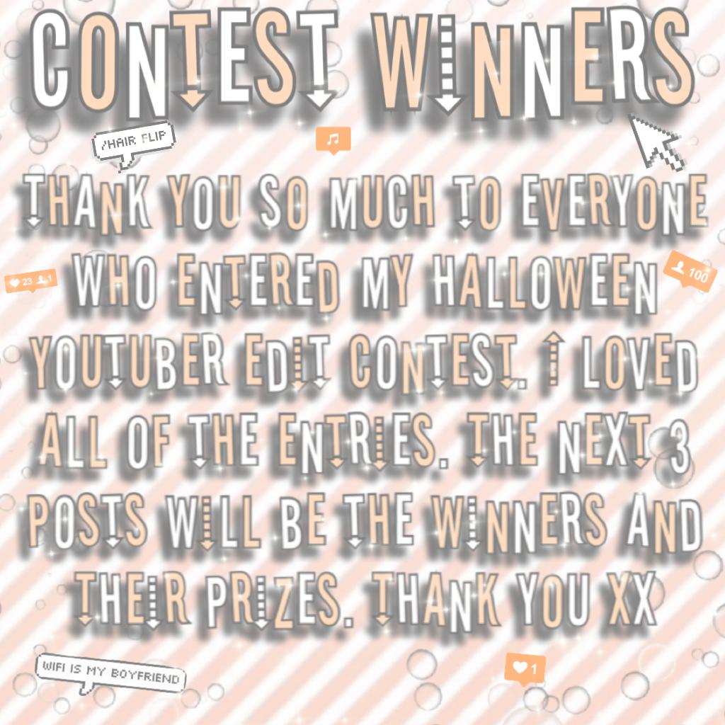 🔥CONTEST WINNERS COMING SOON🔥
