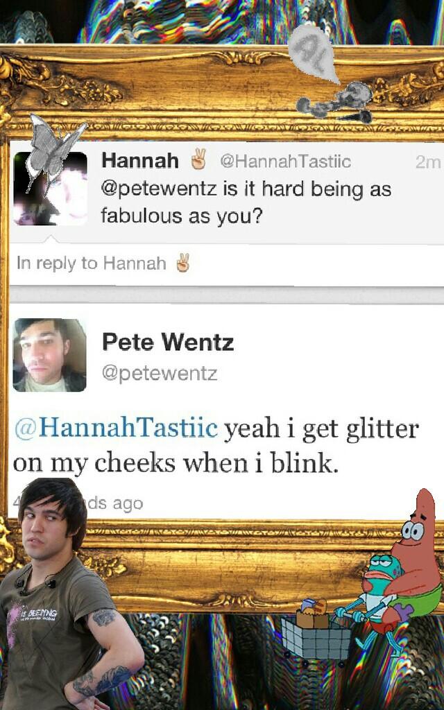 pete wentz being fabulous
