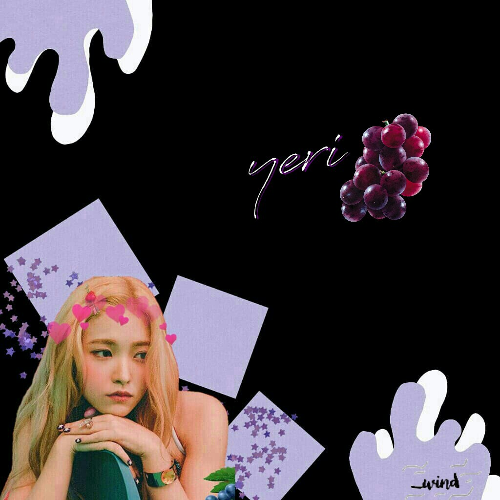 🍇
07•15•17
-
finally a non-pc edit (even tho its crāppy) of my rv bias 
-
i loveeee red flavor. stan talent stan red velvet
- 
_wind
