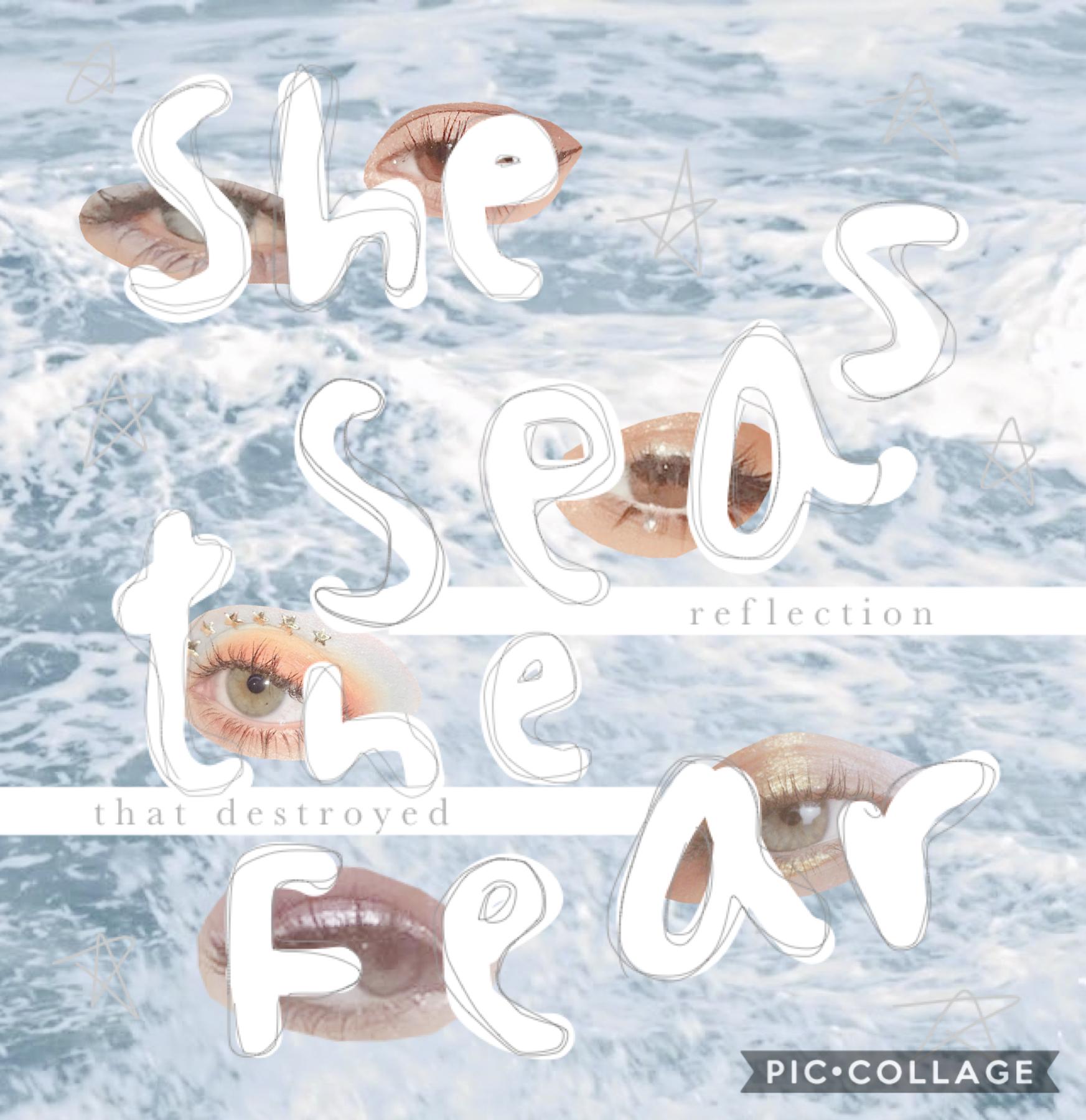 •

“she seas the reflection that destroyed the fear”

I have no idea what that means my brain just mindlessly wrote it and it makes no sense 🤧 also this is terrible but I like to post daily so here we are 🤩💗😫