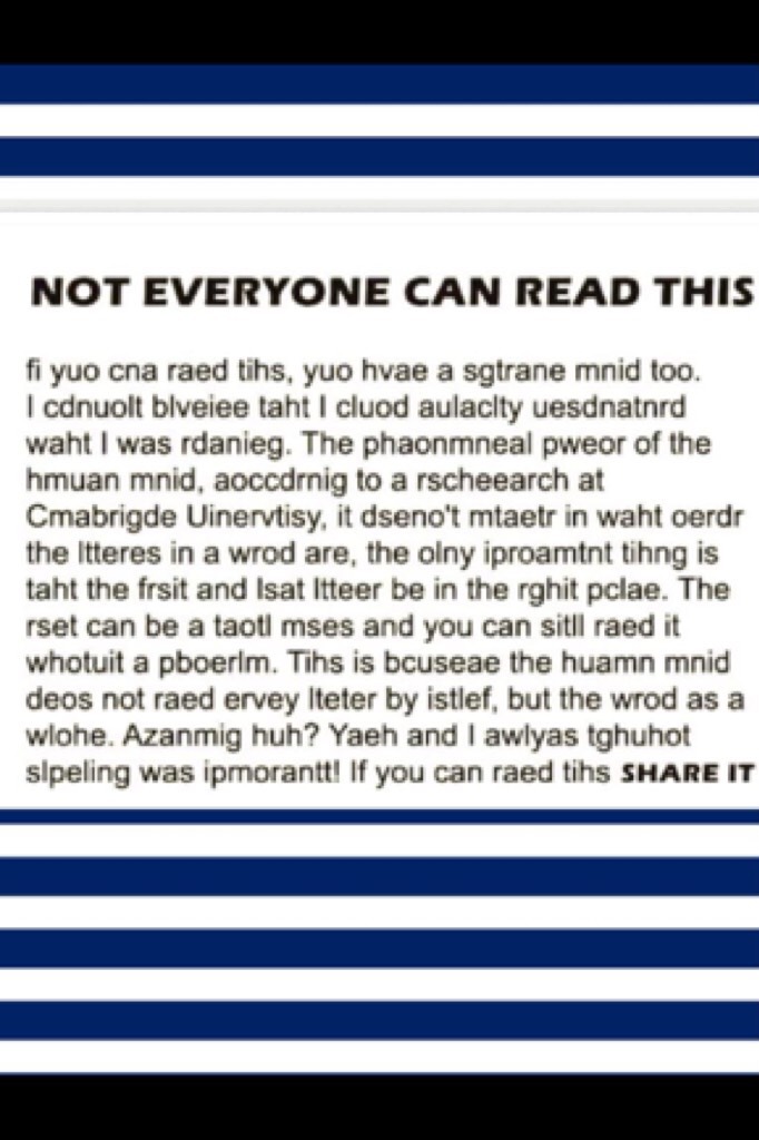 I can read this if u can repost it