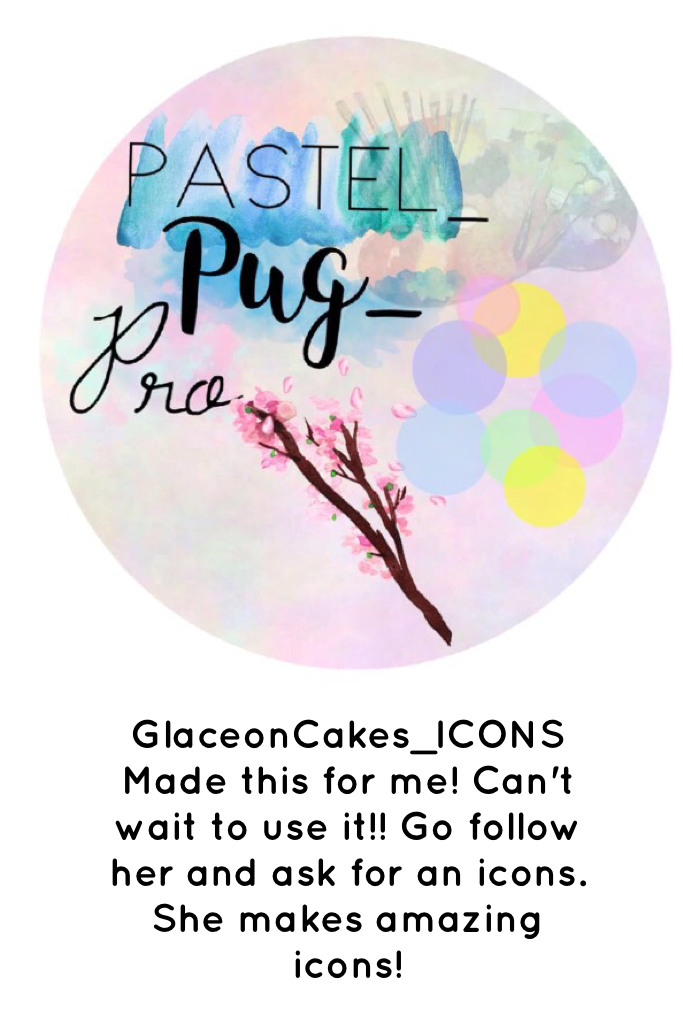 GlaceonCakes_ICONS
Made this for me! Can't wait to use it!! Go follow her and ask for an icons. She makes amazing icons!