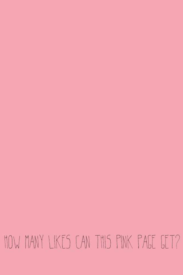 How many likes can this pink page get?