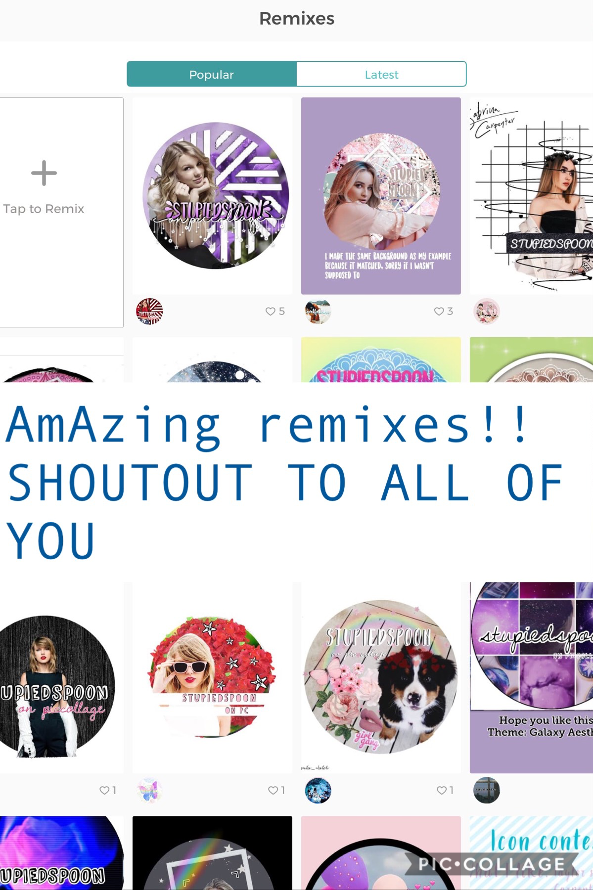 GUYS!! YOUR REMIXES ARE SOOO AWESOME!! HOW CAN I CHOOSE THE WINNERS?