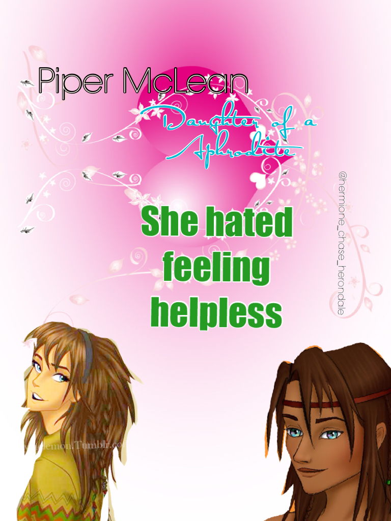 She hated feeling helpless 
