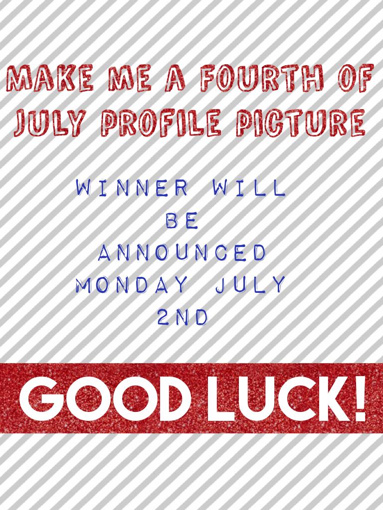 4th of July profile picture contest
