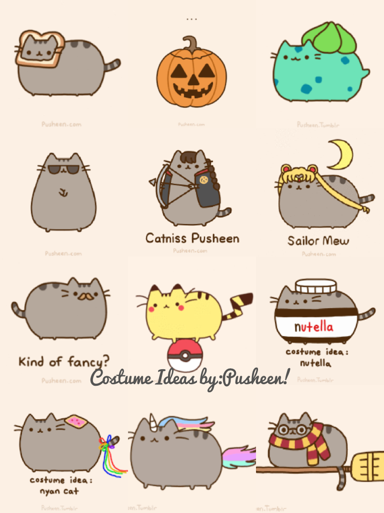 Costume Ideas by:Pusheen!