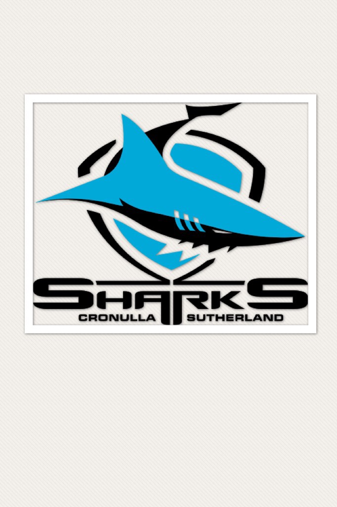 My fav NRL team go sharks 