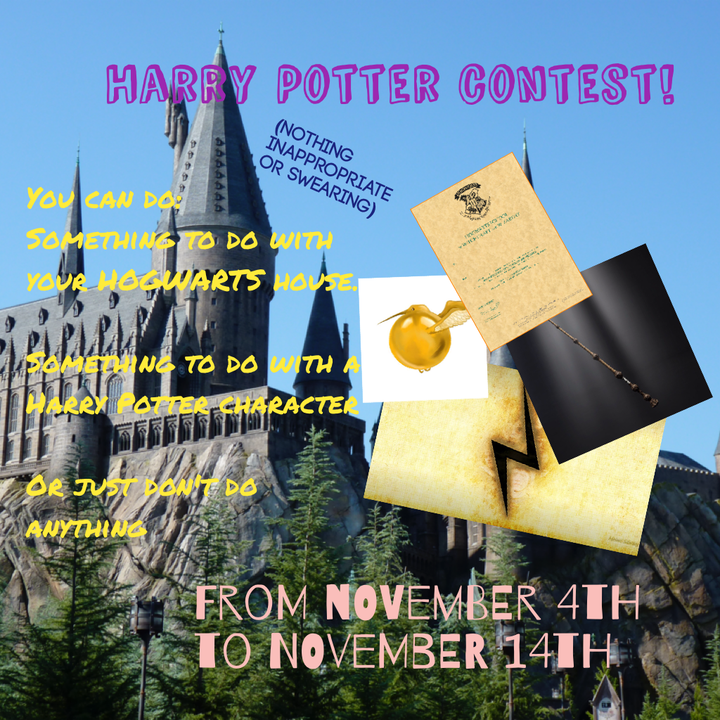 Harry Potter contest!