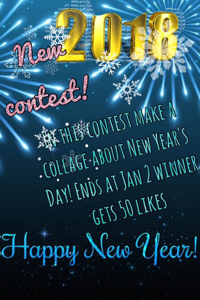 New Years Contest!