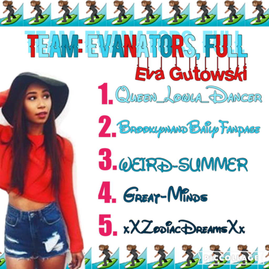 Team EVANATORS is official!!🏄🏽