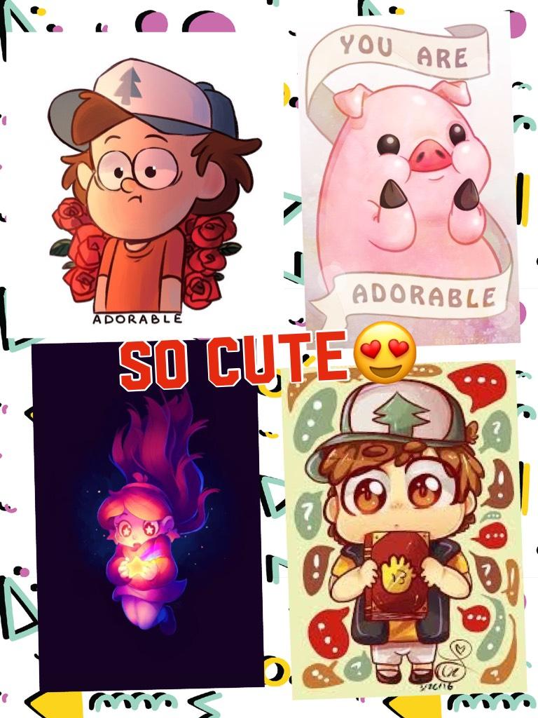 So Cute😍 Gravity Falls. I didn’t draw these.