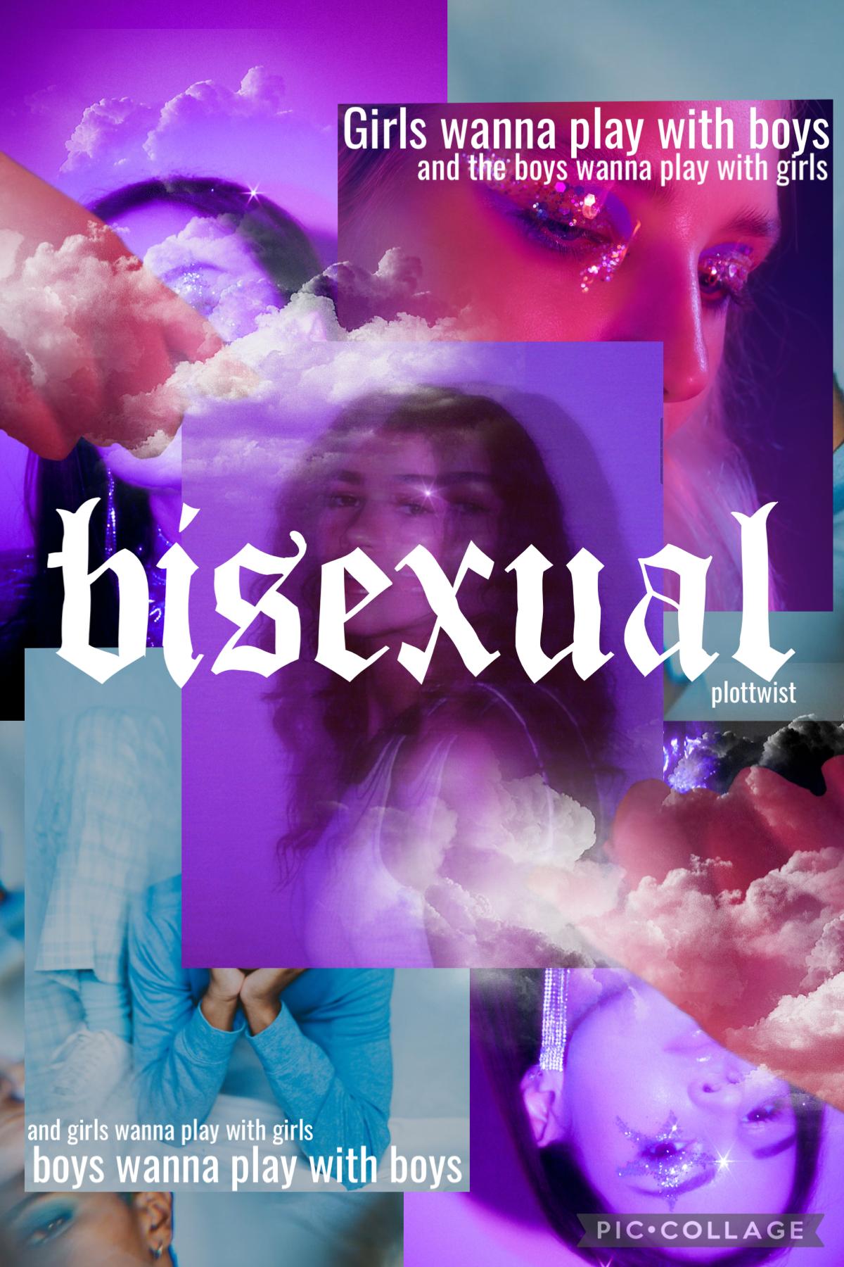 Pride flag collage #4!
Bisexual! This was requested by lyly, feel free to leave more requests in the comments! Check the remixes for info about bisexuals!