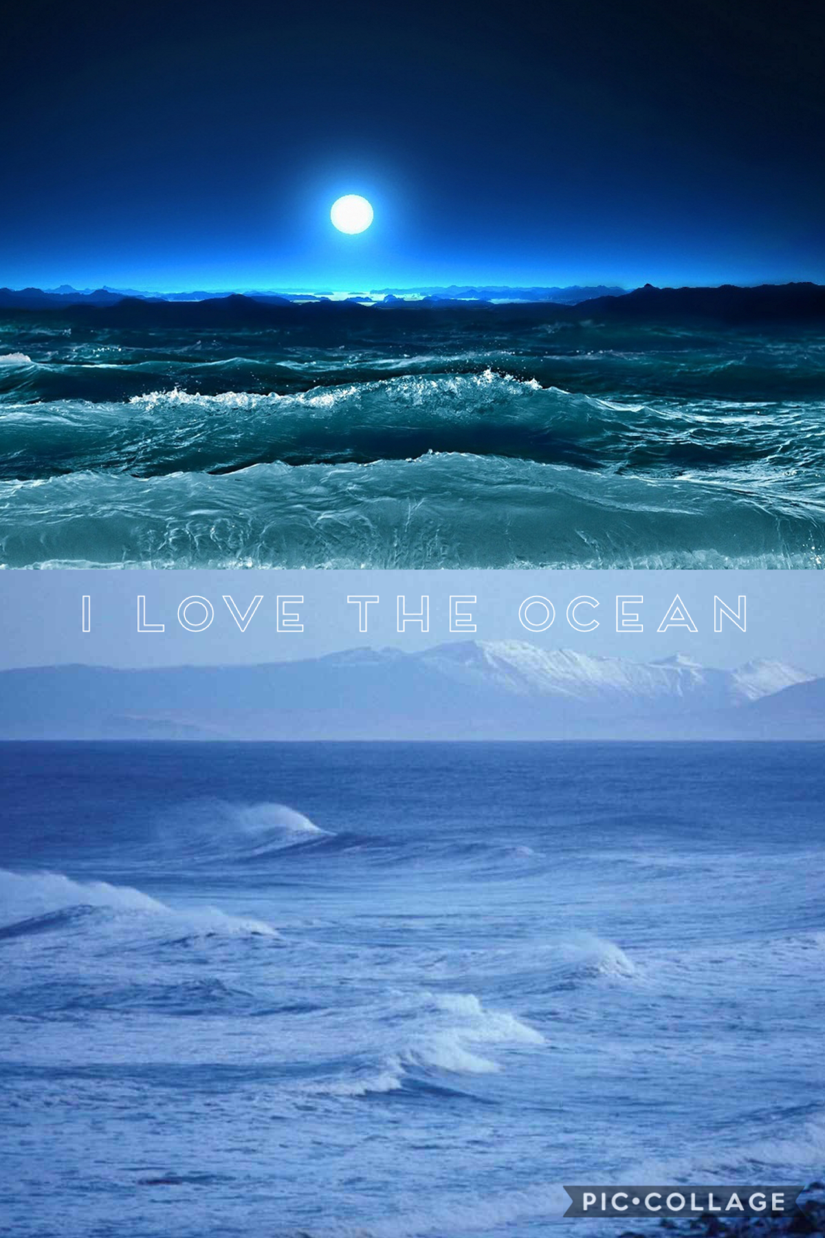 I love the ocean 🌊 