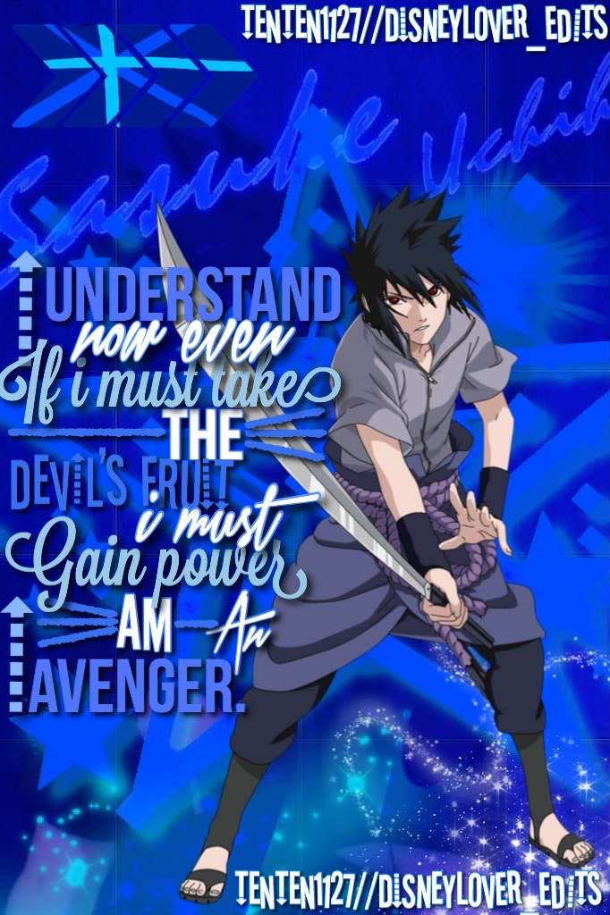 >CLICK PLZ<
Collab with tenten1127!!! Thank u so much for collabing!!! And this is a collage of Sasuke from an anime called Naruto! I have about like 5 more collabs (one of them I finished but it isn't posting 😕) Comment if you've watched anime and what y