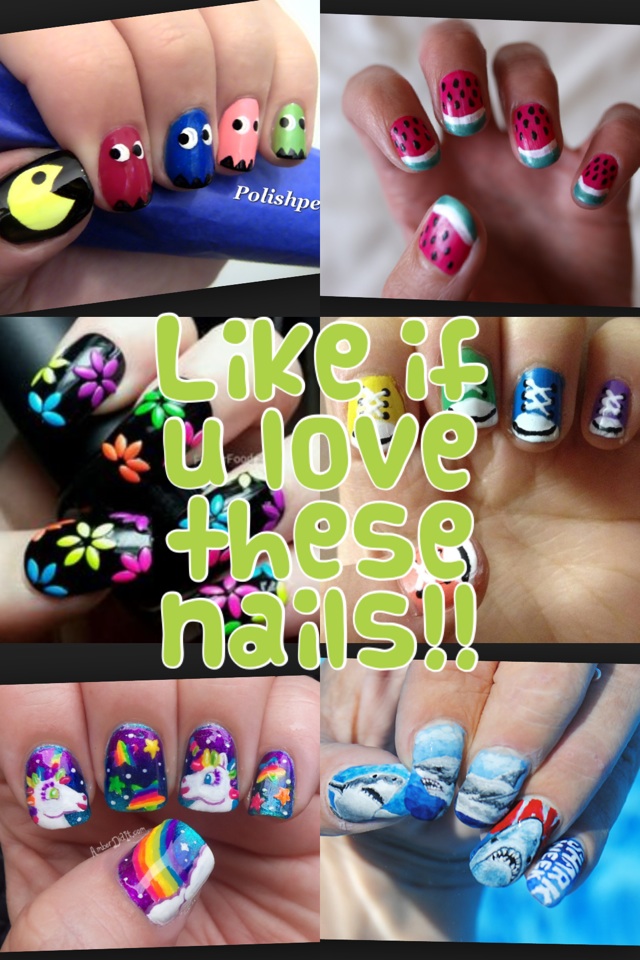 Like if u love these nails!!