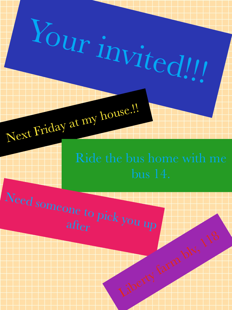 Your invited!!!