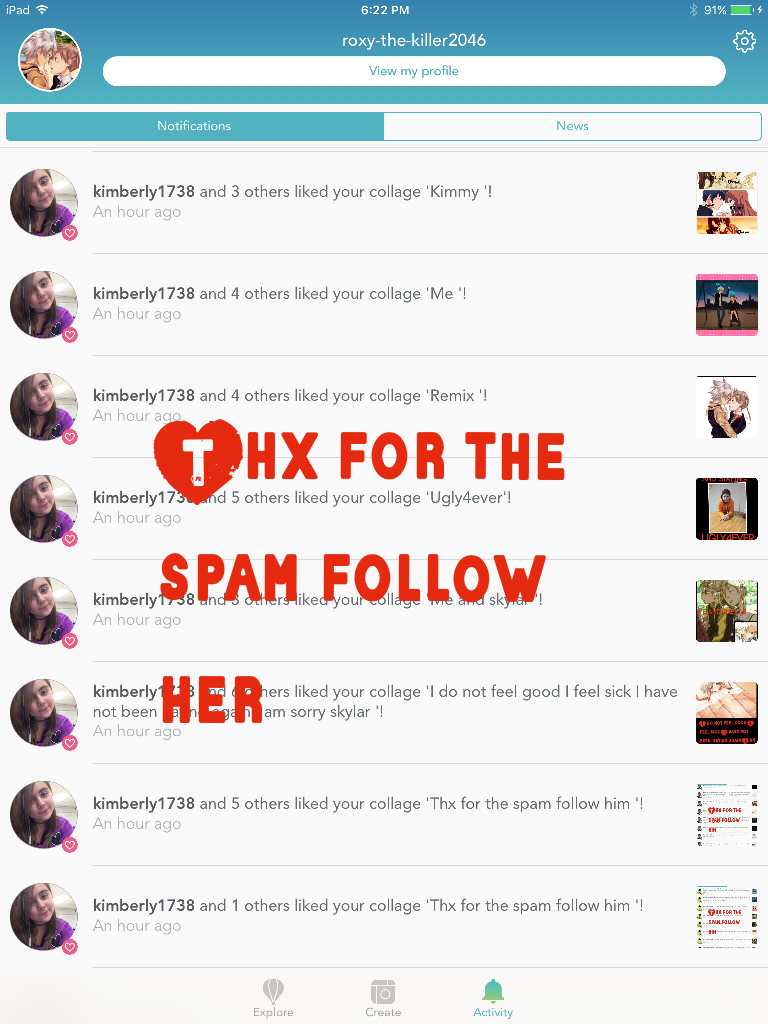 Thx for the spam follow him 