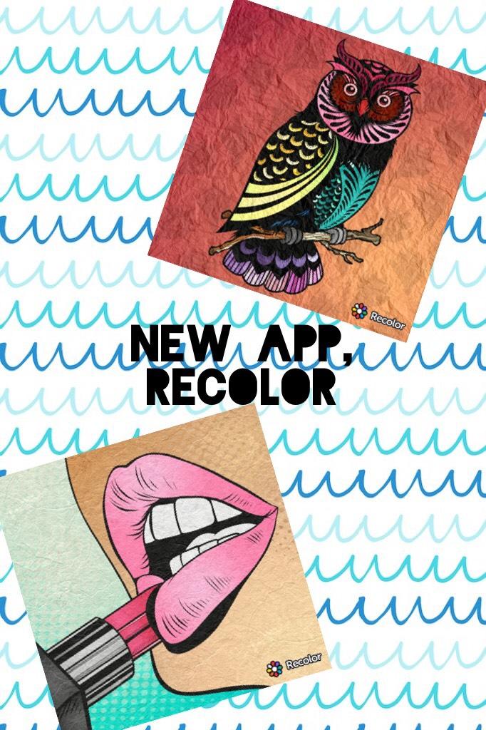 New app, 
Recolor!