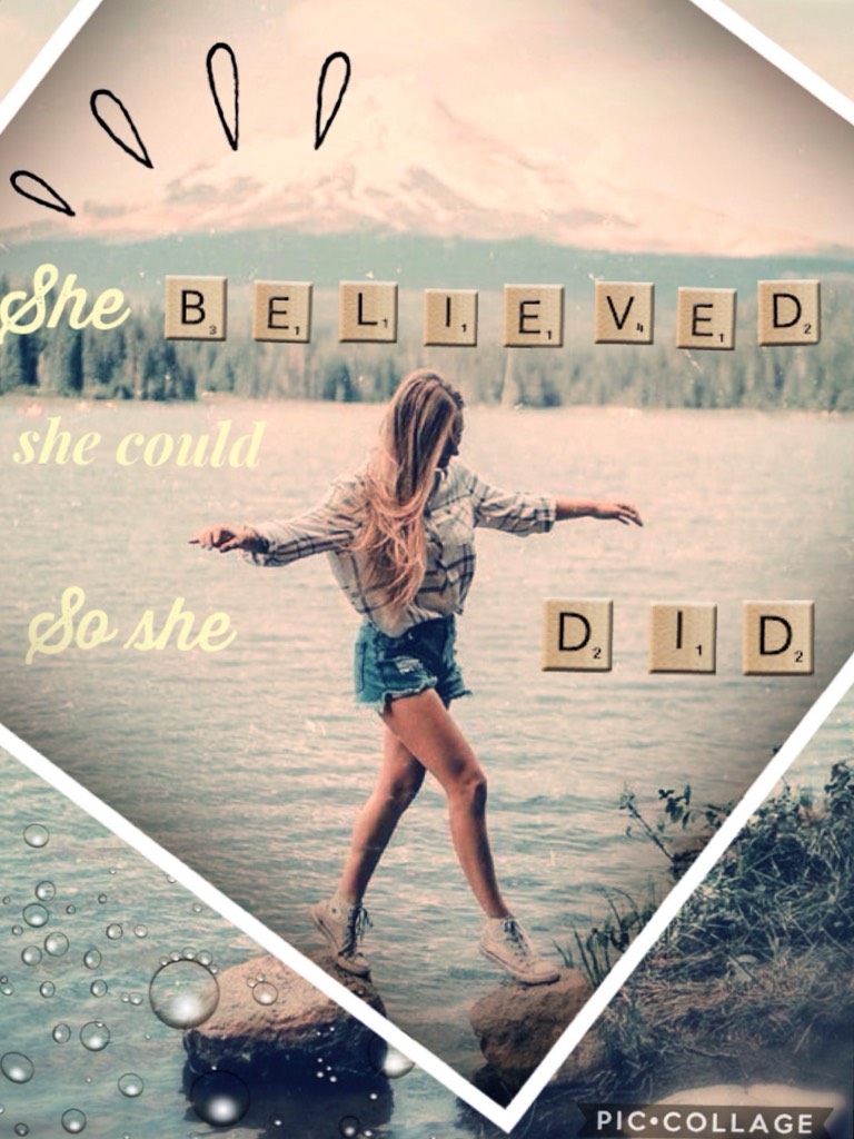 Hey guys! I know this quote is used ALOT but I really like how this turned out! What do think about this? Comment!!! 😊