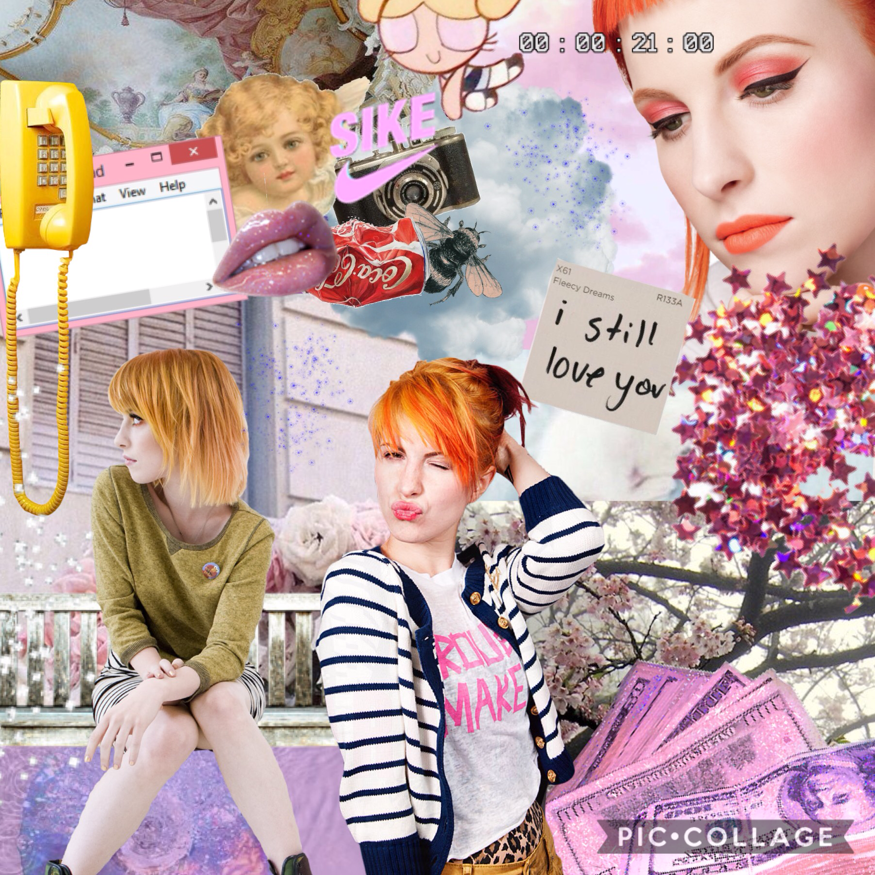 💫 •tappy!• 💫
hello, I'm new to piccollage :)
as u can see, I really love hayley williams 
qotd: what music do u like? 
