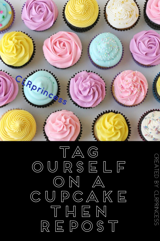 Tag ourself on a cupcake 