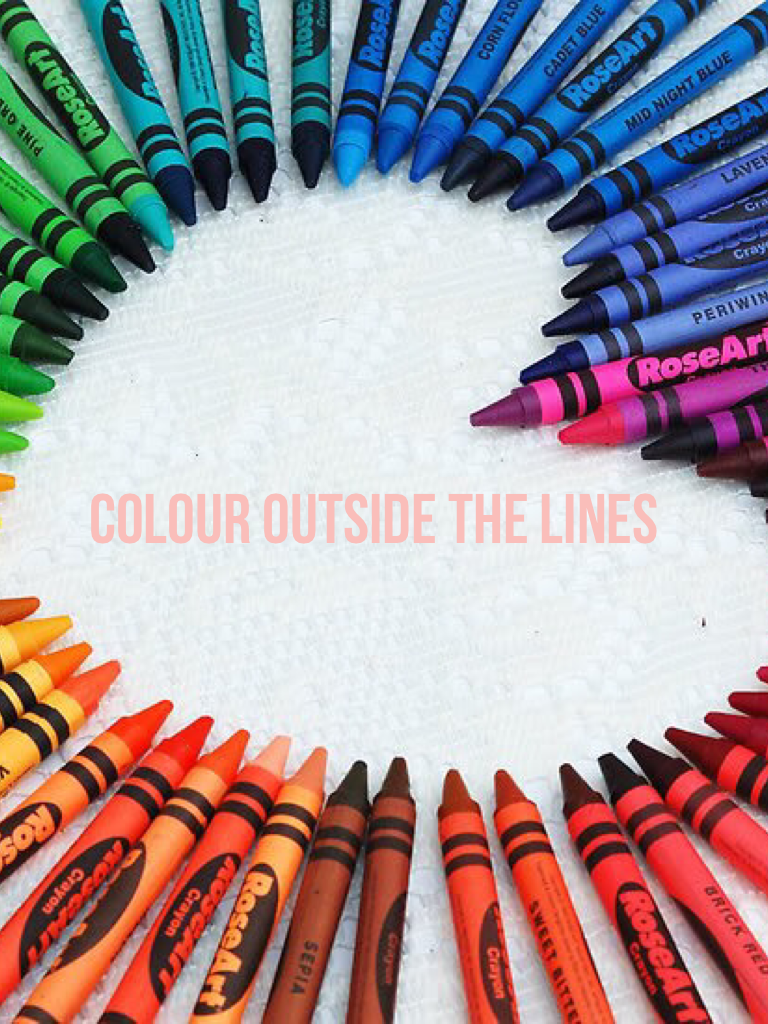 Colour outside the lines
