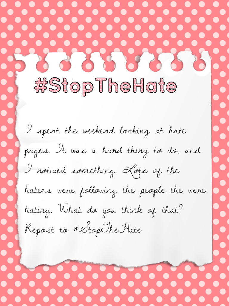 #StopTheHate