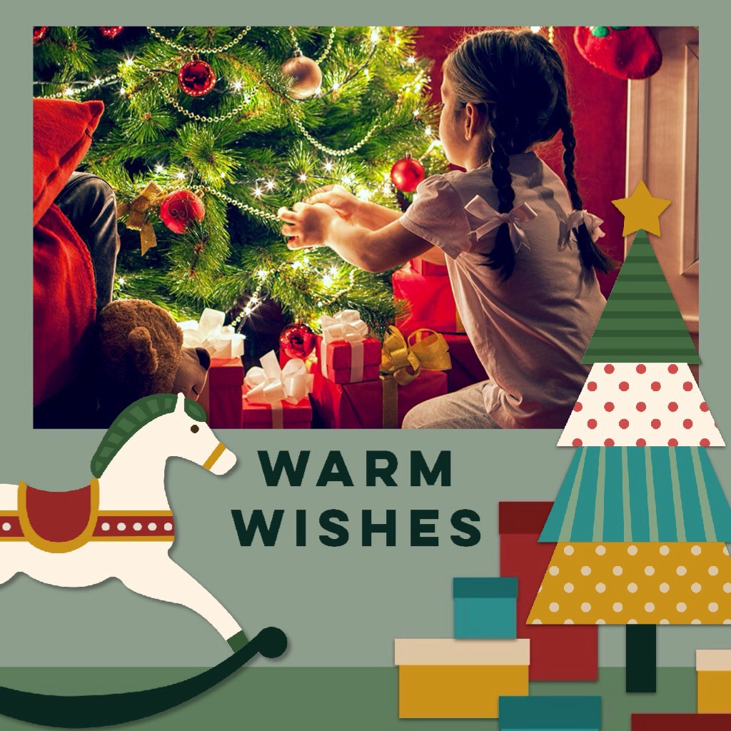 Warm wishes from America to the world!