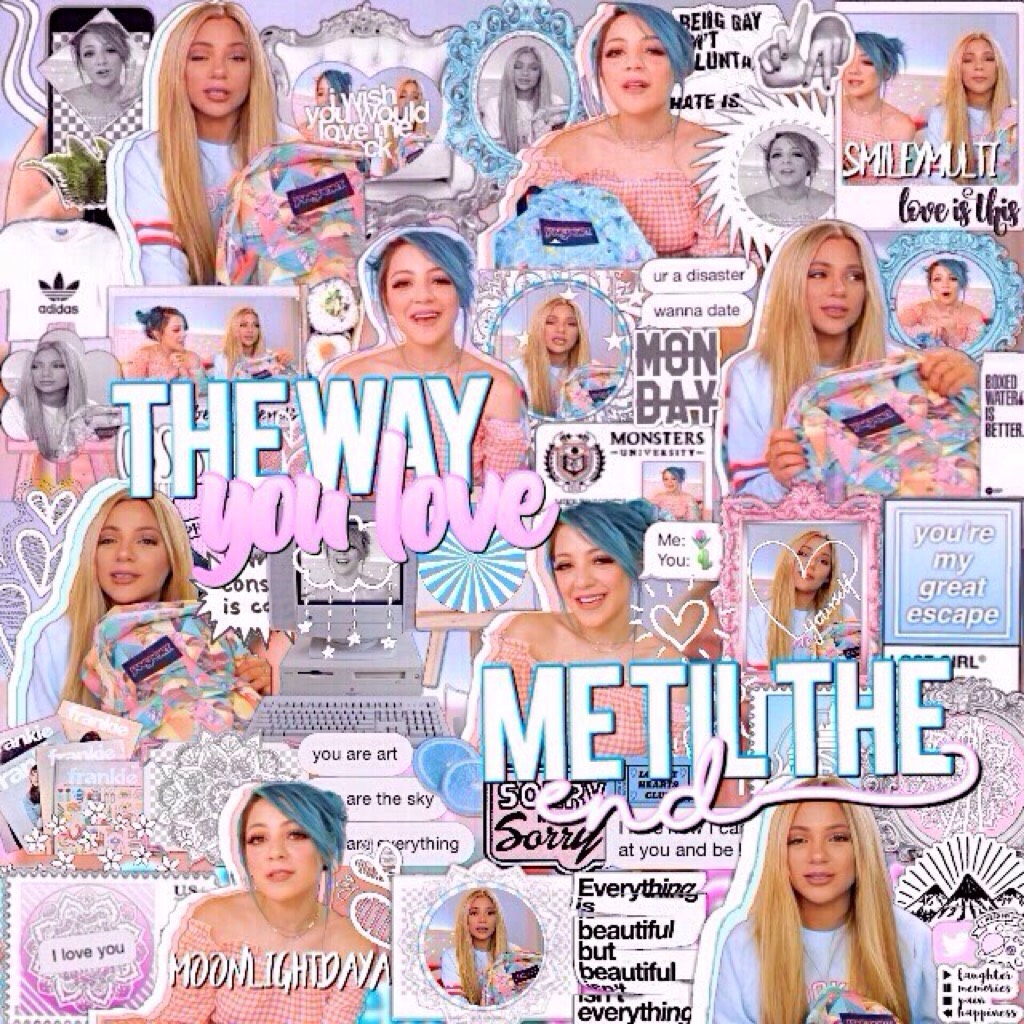 Collab with the amazing @smileymulti😊💓 I love her account, she's such an inspiration for me so follow her!😘💗💸Plus I really love this collab, I'm kinda proud of it😻what do you think about this?😇💖💫