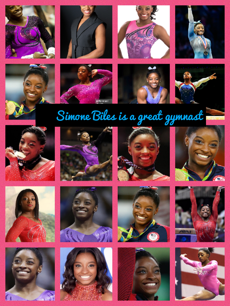 Simone Biles is a great gymnast