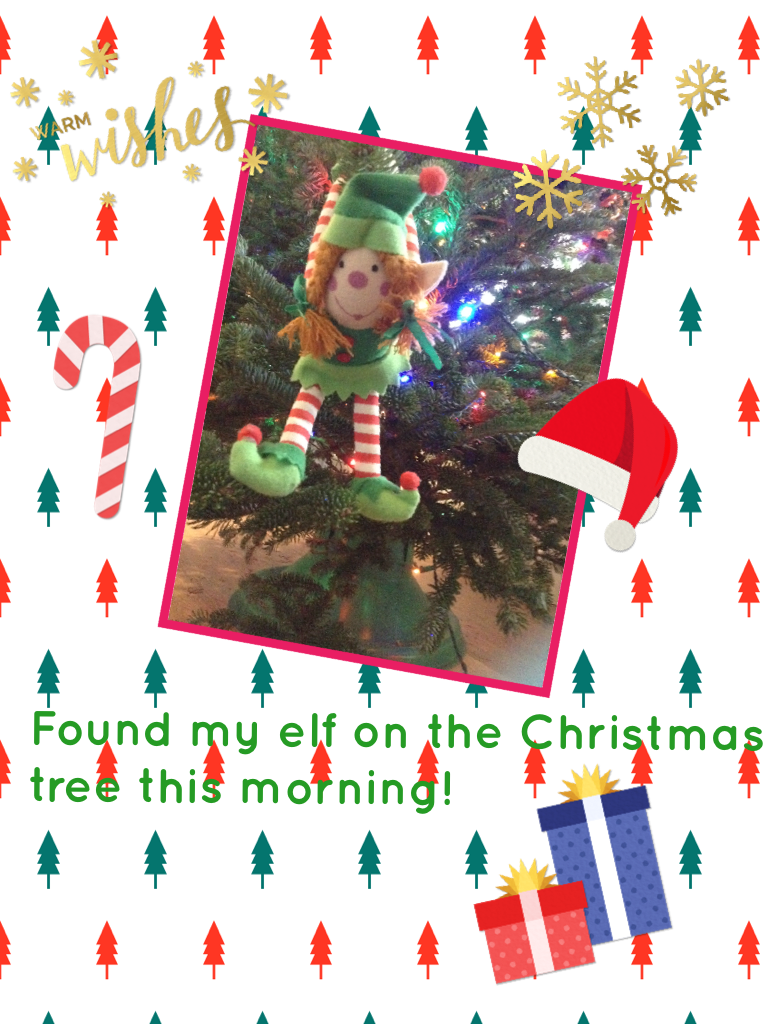 Has your elf come yet? Let me know in the comments what it has done!