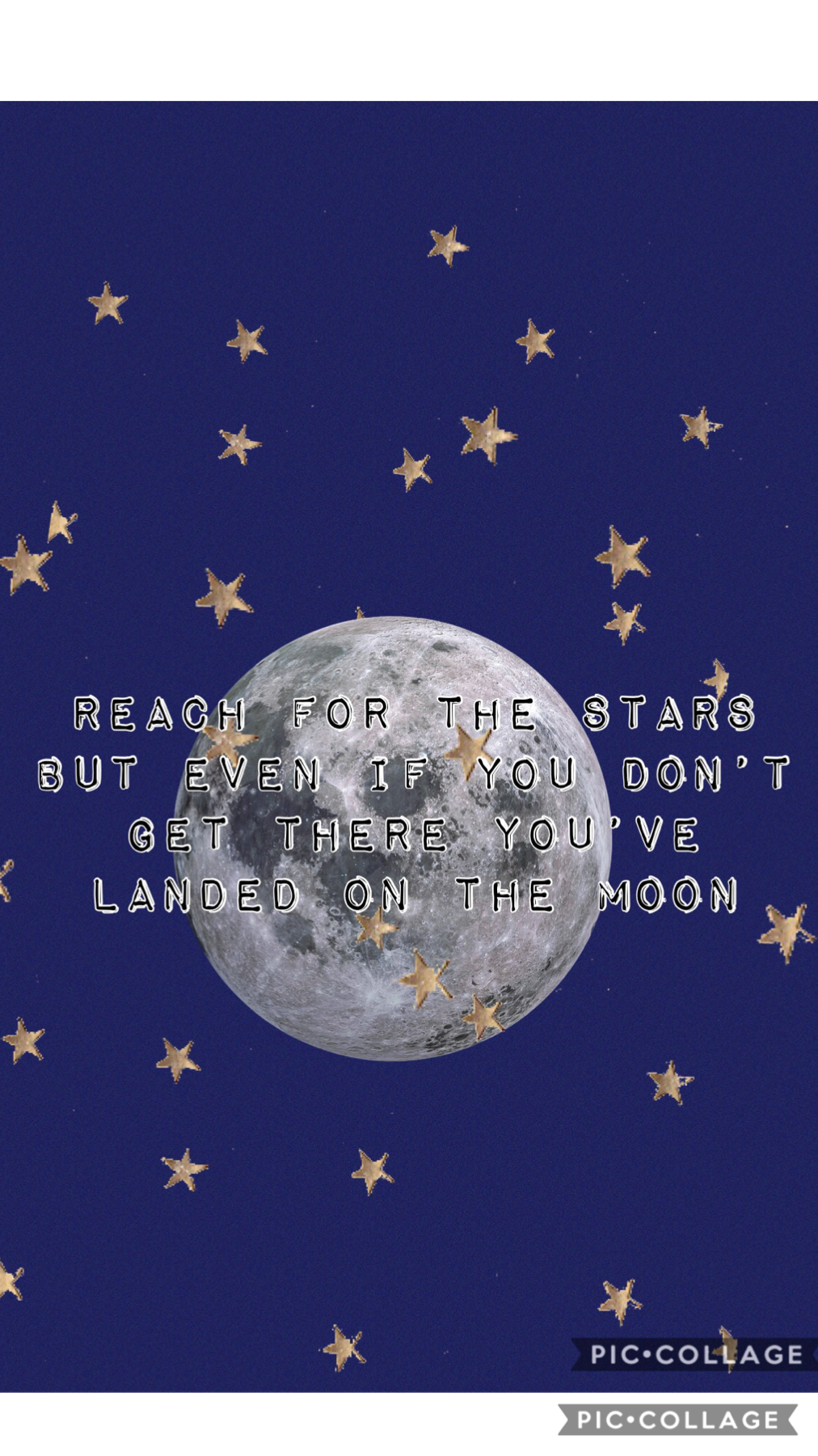 So reach for the stars 