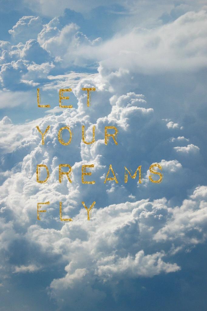 Let Your Dreams Fly. 