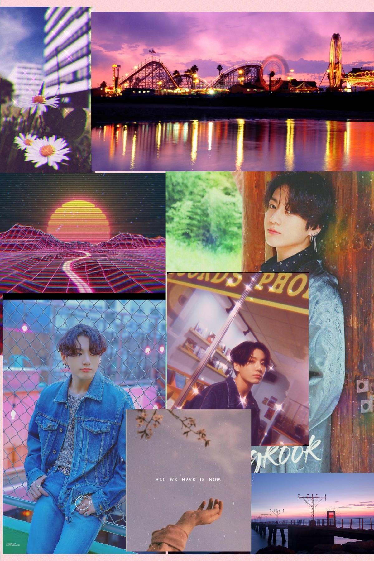 jungkook (BTS) holographic aesthetic🌸💜