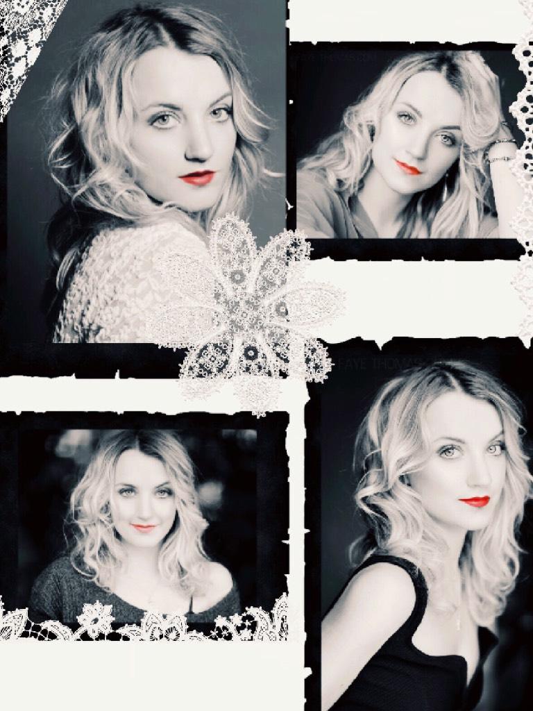 Evanna Lynch collage. Hope you like it! 😘 Also, please enter queenwatson 's games. She needs more people. 